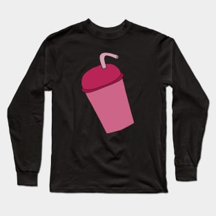Cartoon Soda Bubble Tea Long Sleeve T-Shirt